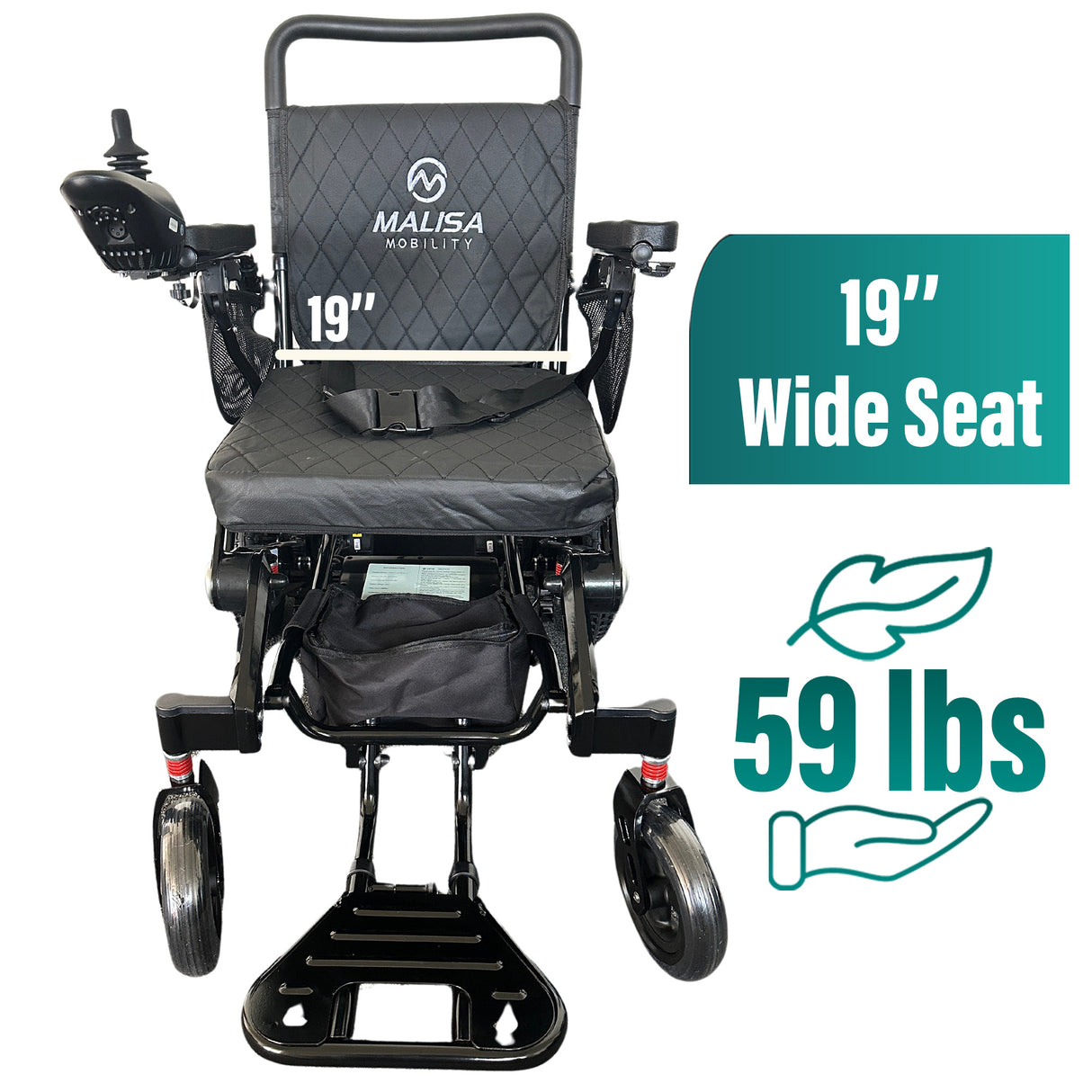 Malisa Mobility Manual Folding Power Wheelchair MLS-10MF