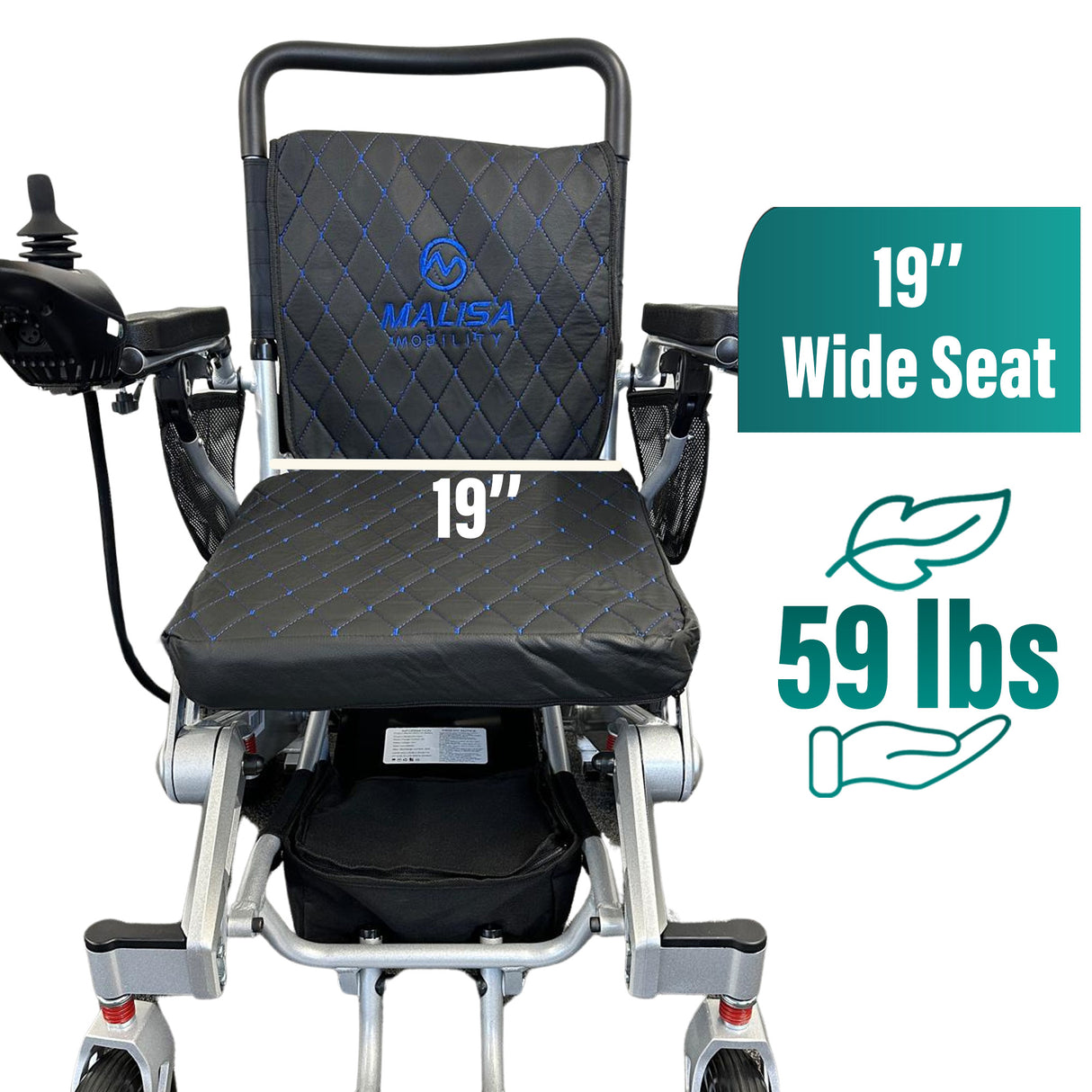 Malisa Mobility Manual Folding Power Wheelchair MLS-10MF