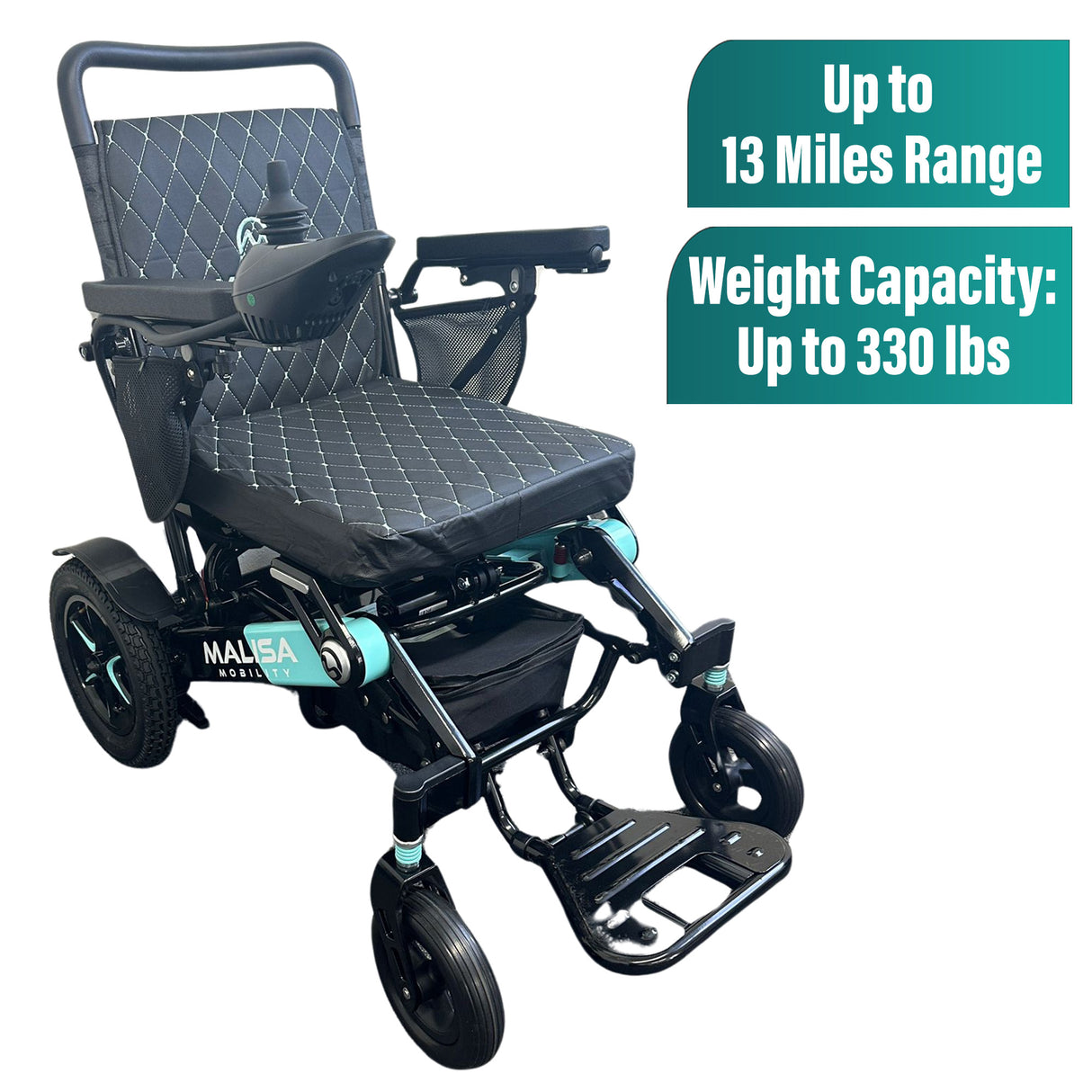 Malisa Mobility Manual Folding Power Wheelchair MLS-10MF