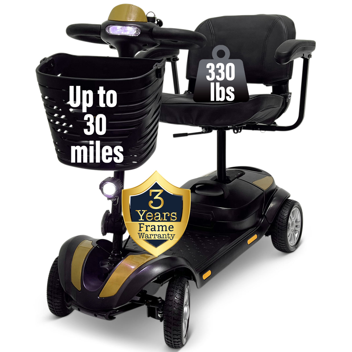 Malisa Mobility 13X Mobility Scooter – 13 Miles Range