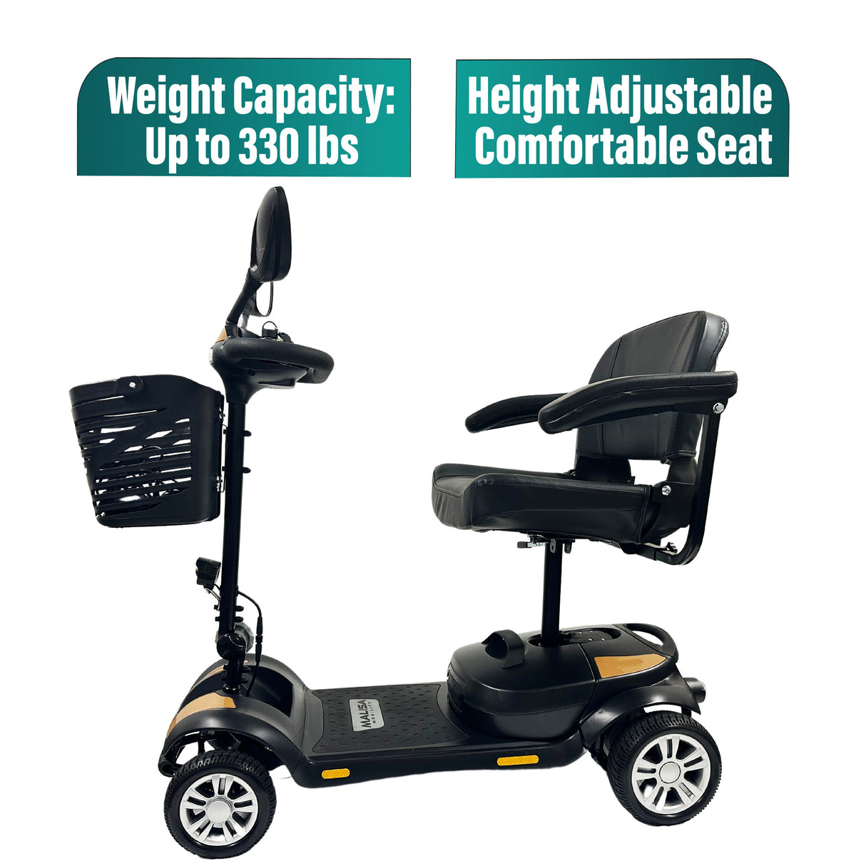 Malisa Mobility 13X Mobility Scooter – 13 Miles Range