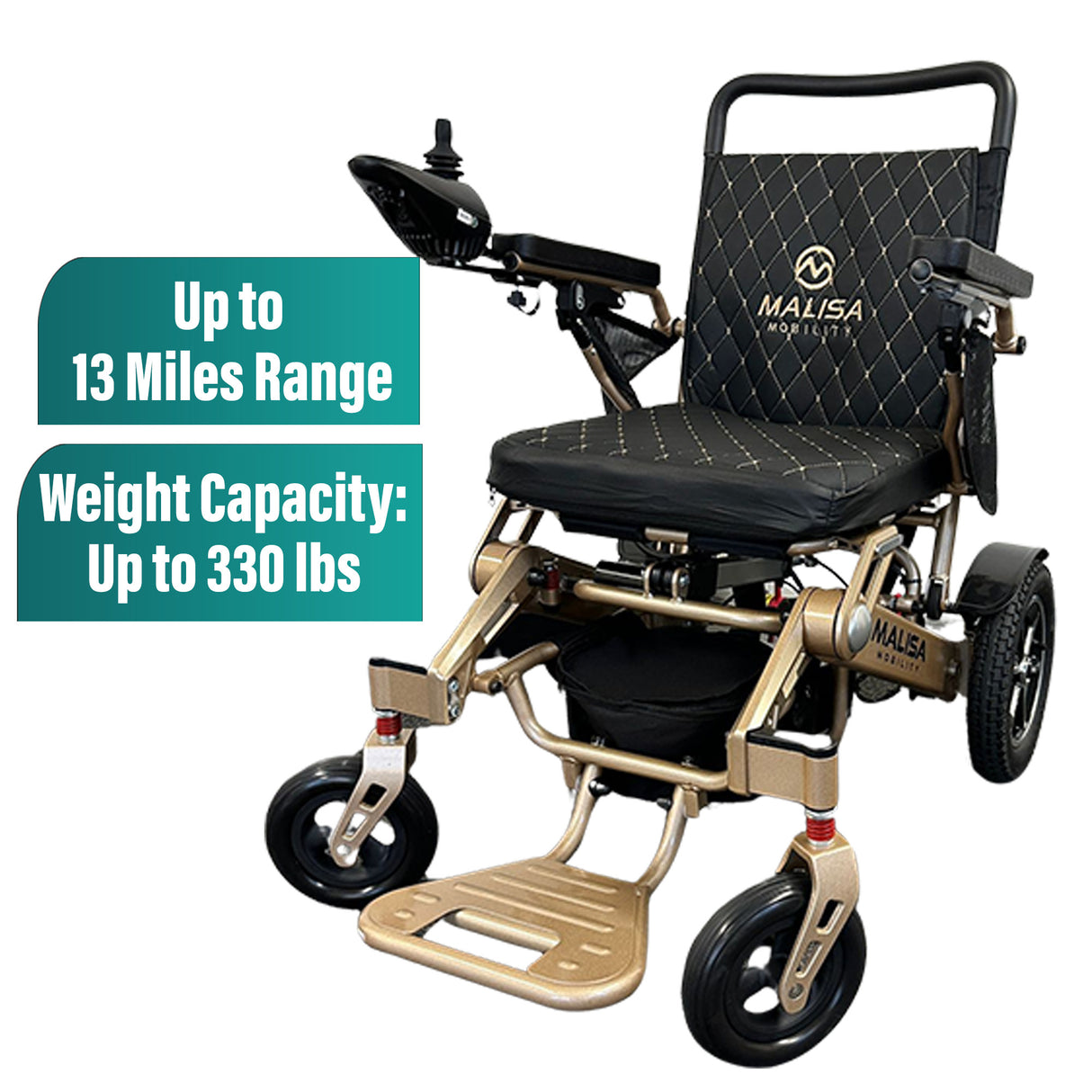 Malisa Mobility Manual Folding Power Wheelchair MLS-10MF
