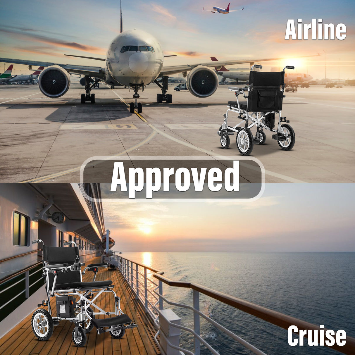 Malisa Mobility MLS4 Compact Travel Mobility Scooter – Airline Cruise Approved