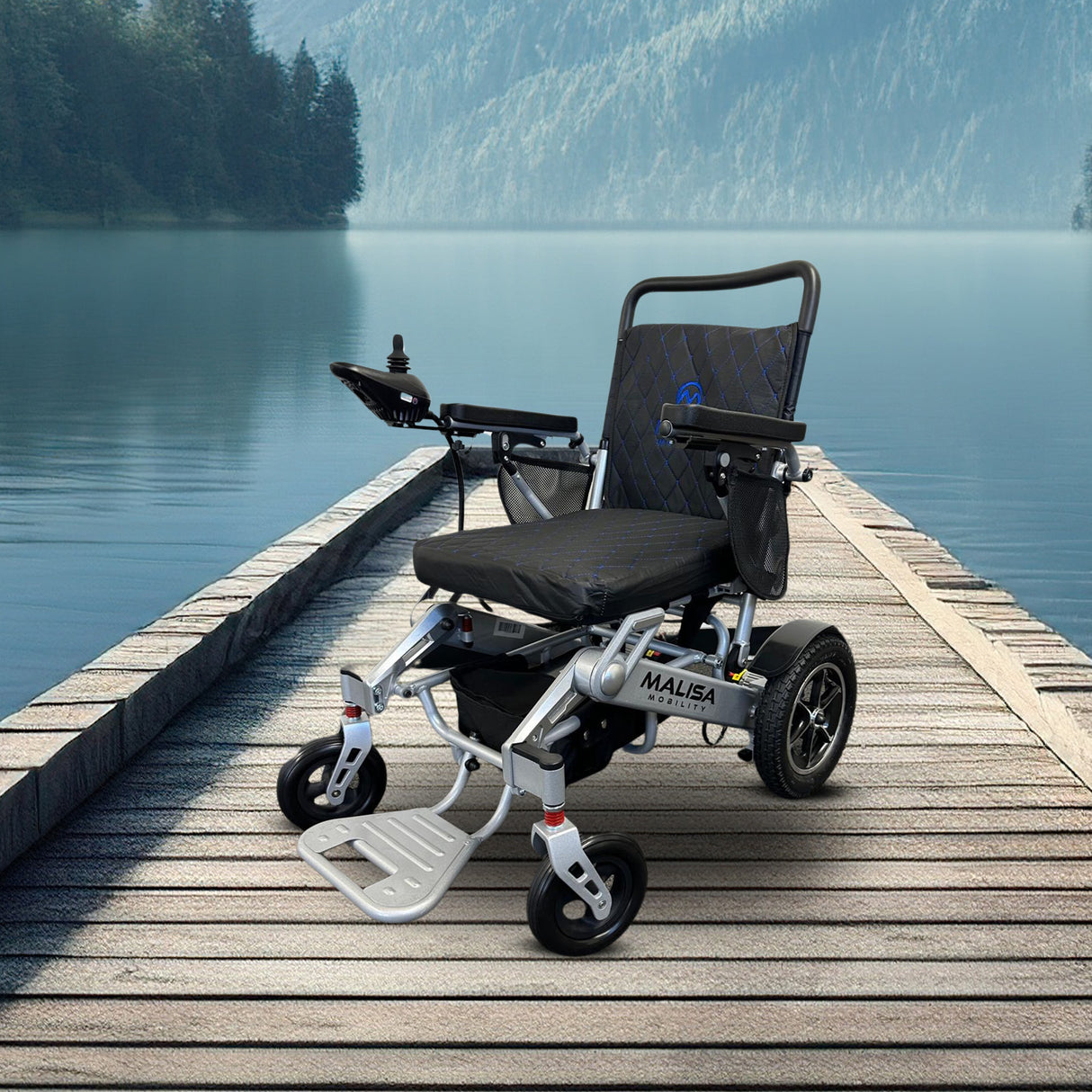 Malisa Mobility Manual Folding Power Wheelchair MLS-10MF