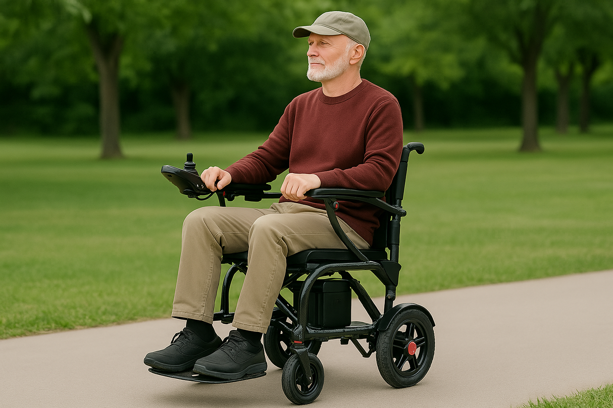 Malisa Mobility MLS20 Ultra-Lightweight Carbon Fiber Electric Wheelchair
