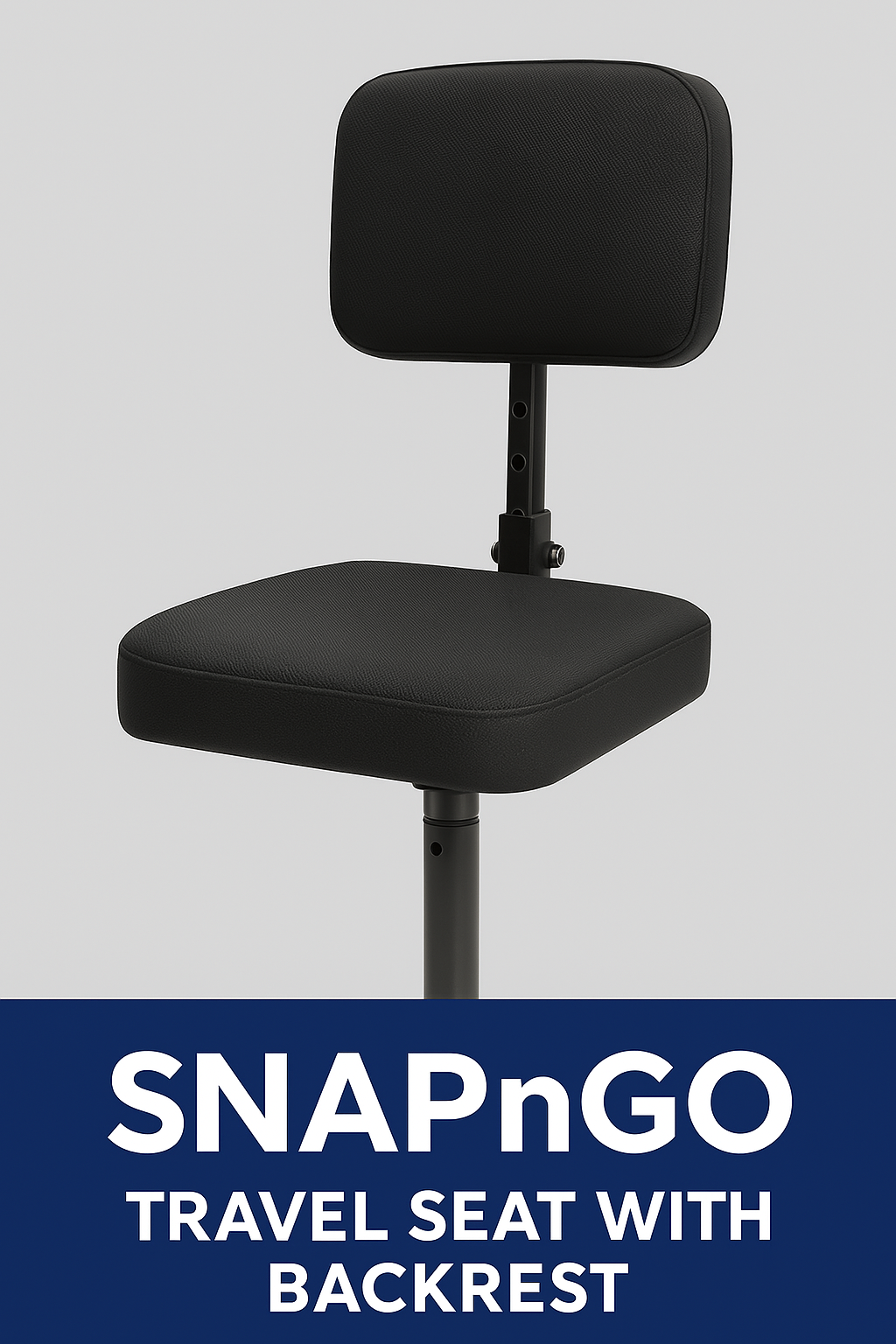 SNAPnGO Travel Seat with Backrest