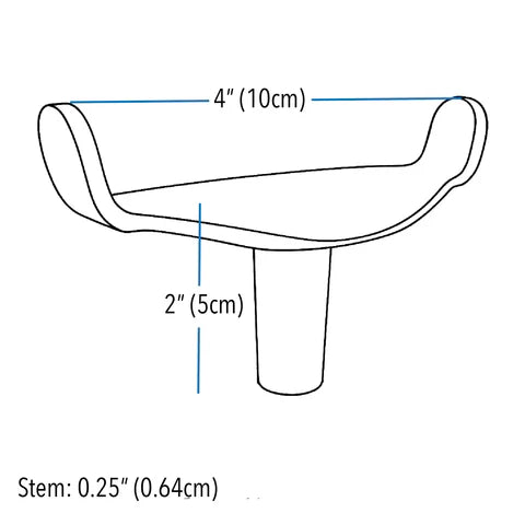 Ergonomic U-Shaped Joystick Handle with Flex Shaft