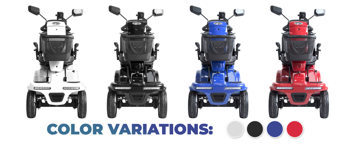 Gladiator 4 Wheel Mobility Scooter – Heavy-Duty Electric Scooter with Long Range