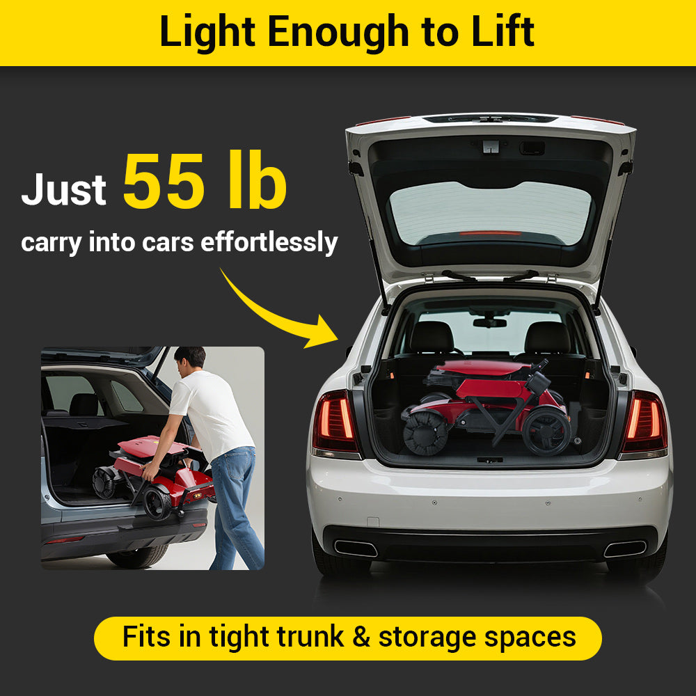 Easwe L10 – Luxury Electric Wheelchair with Adjustable Seat Height