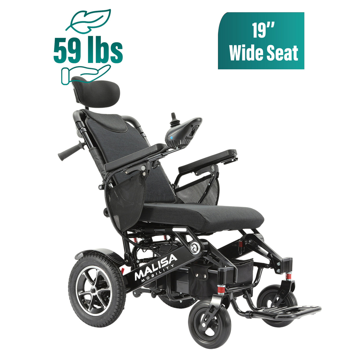 Malisa Mobility MLS-10AR Auto Reclining Electric Wheelchair