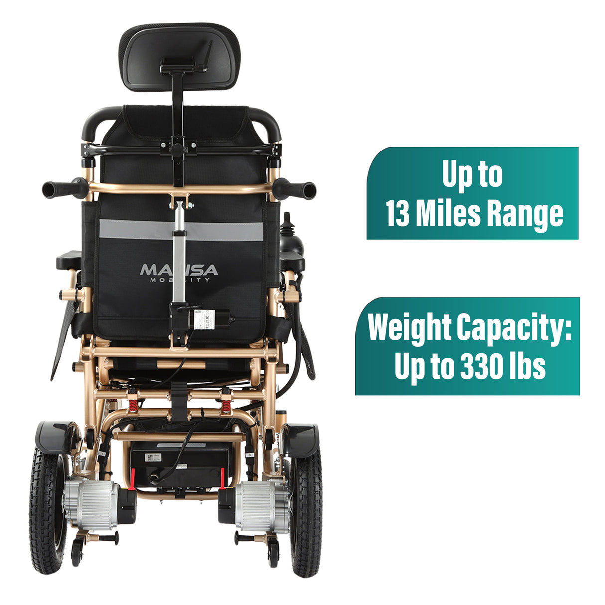 Malisa Mobility MLS-10AR Auto Reclining Electric Wheelchair