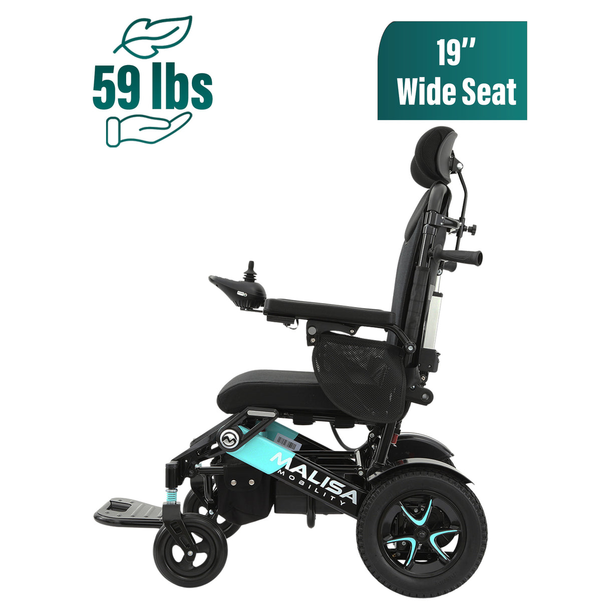 Malisa Mobility MLS-10AR Auto Reclining Electric Wheelchair
