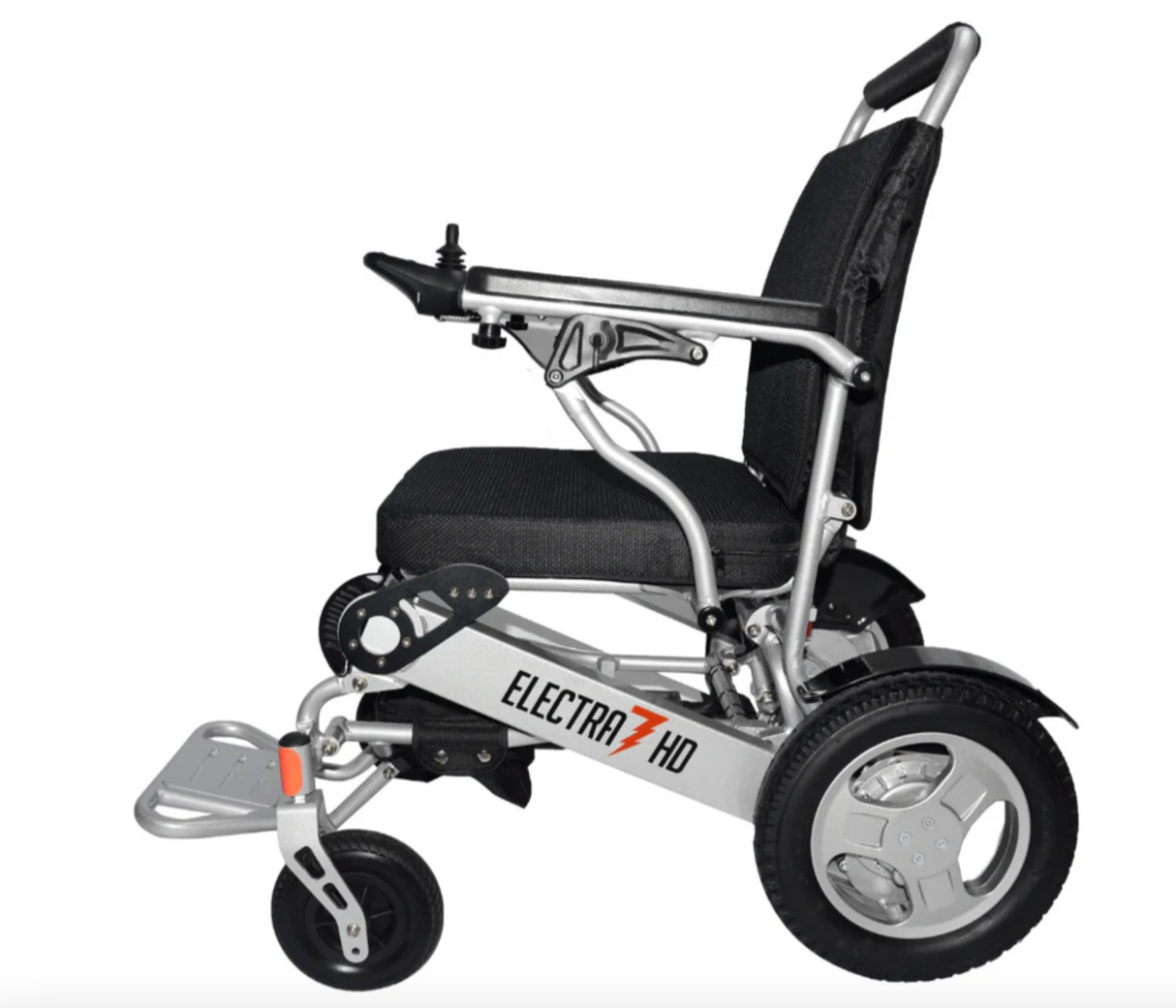 Electra 7 Wide HD Folding Power Wheelchair – 400 lb Capacity, 21" Seat, Lightweight & Portable