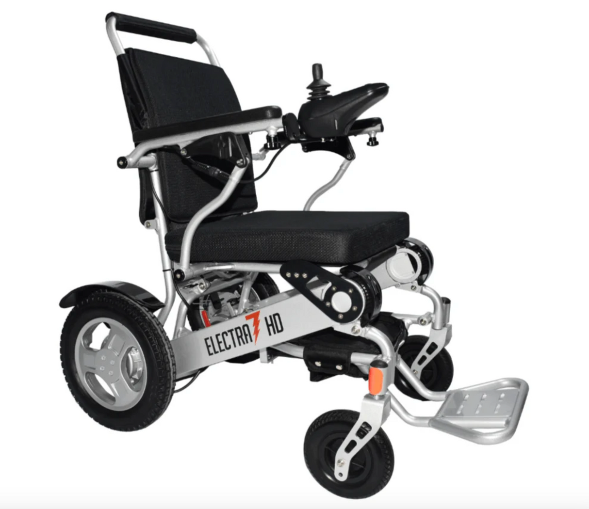 Electra 7 Wide HD Folding Power Wheelchair – 400 lb Capacity, 21" Seat, Lightweight & Portable