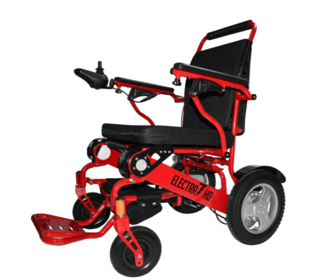 Electra 7 Wide HD Folding Power Wheelchair – 400 lb Capacity, 21" Seat, Lightweight & Portable