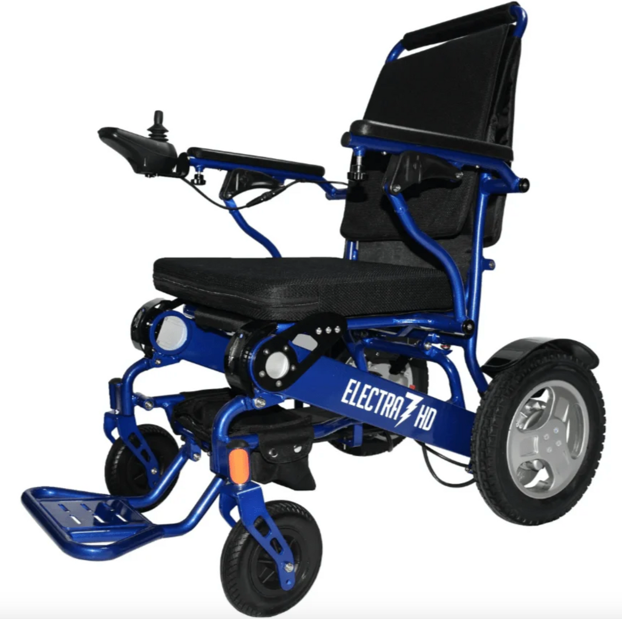 Electra 7 Wide HD Folding Power Wheelchair – 400 lb Capacity, 21" Seat, Lightweight & Portable