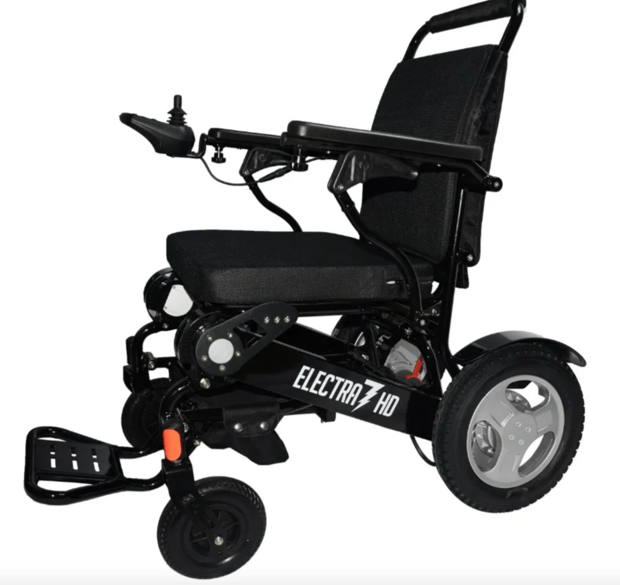 Electra 7 Wide HD Folding Power Wheelchair – 400 lb Capacity, 21" Seat, Lightweight & Portable
