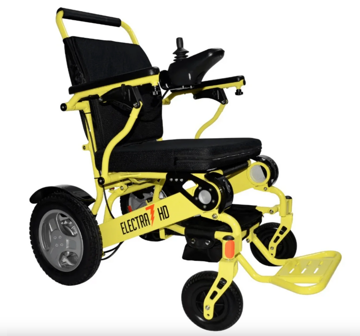 Electra 7 Wide HD Folding Power Wheelchair – 400 lb Capacity, 21" Seat, Lightweight & Portable