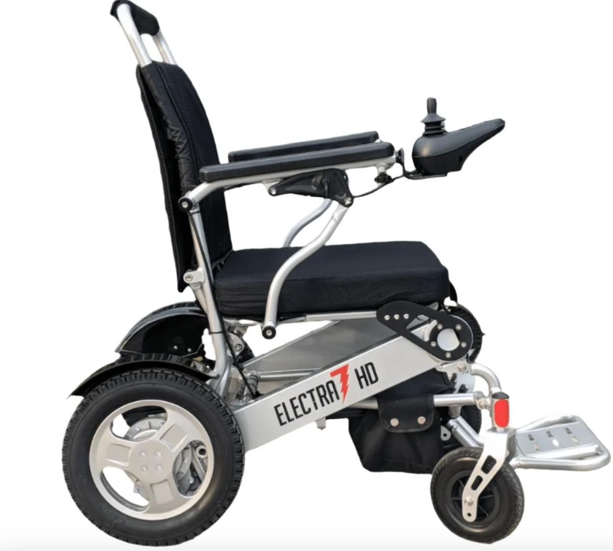 Electra 7 Wide HD Folding Power Wheelchair – 400 lb Capacity, 21" Seat, Lightweight & Portable