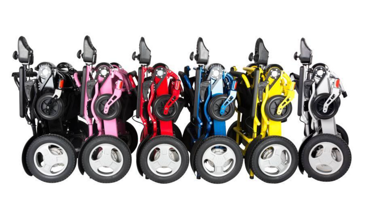 Electra 7 Wide HD Folding Power Wheelchair – 400 lb Capacity, 21" Seat, Lightweight & Portable