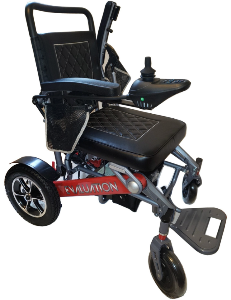 Evolution AutoFold Power Wheelchair – Remote Control, Automatic Folding, 400 lb Capacity, Full Suspension