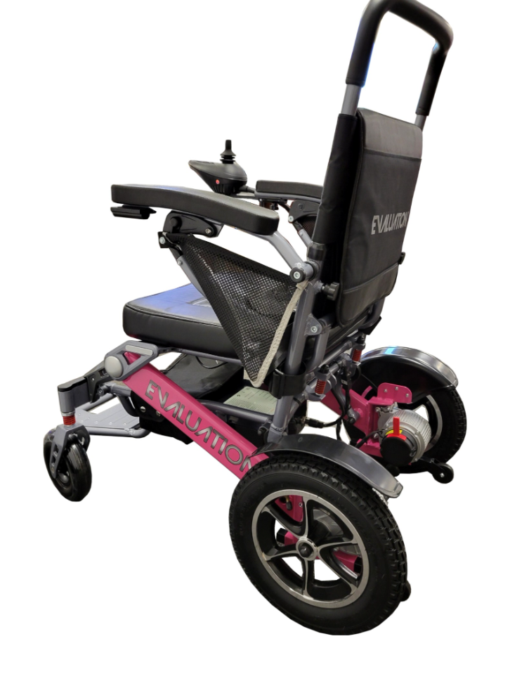 Evolution AutoFold Power Wheelchair – Remote Control, Automatic Folding, 400 lb Capacity, Full Suspension