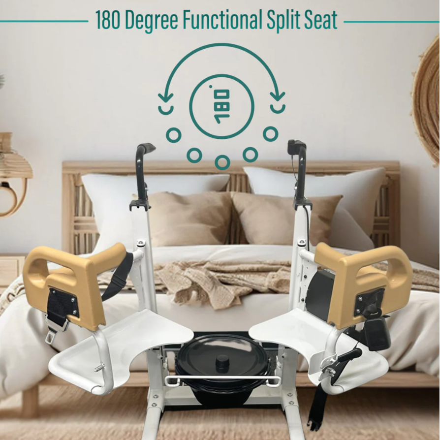 MLS Hydraulic Transfer Chair for Elderly and Disabled