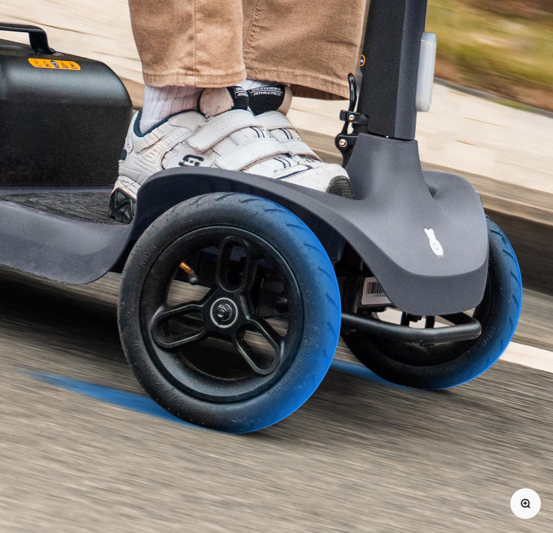 Paiseec S1 4-Wheel Mobility Scooter – 25 Mile Range, 6 MPH, Smart Safety System