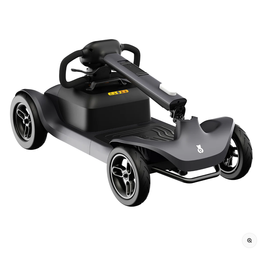 Paiseec S1 4-Wheel Mobility Scooter – 25 Mile Range, 6 MPH, Smart Safety System