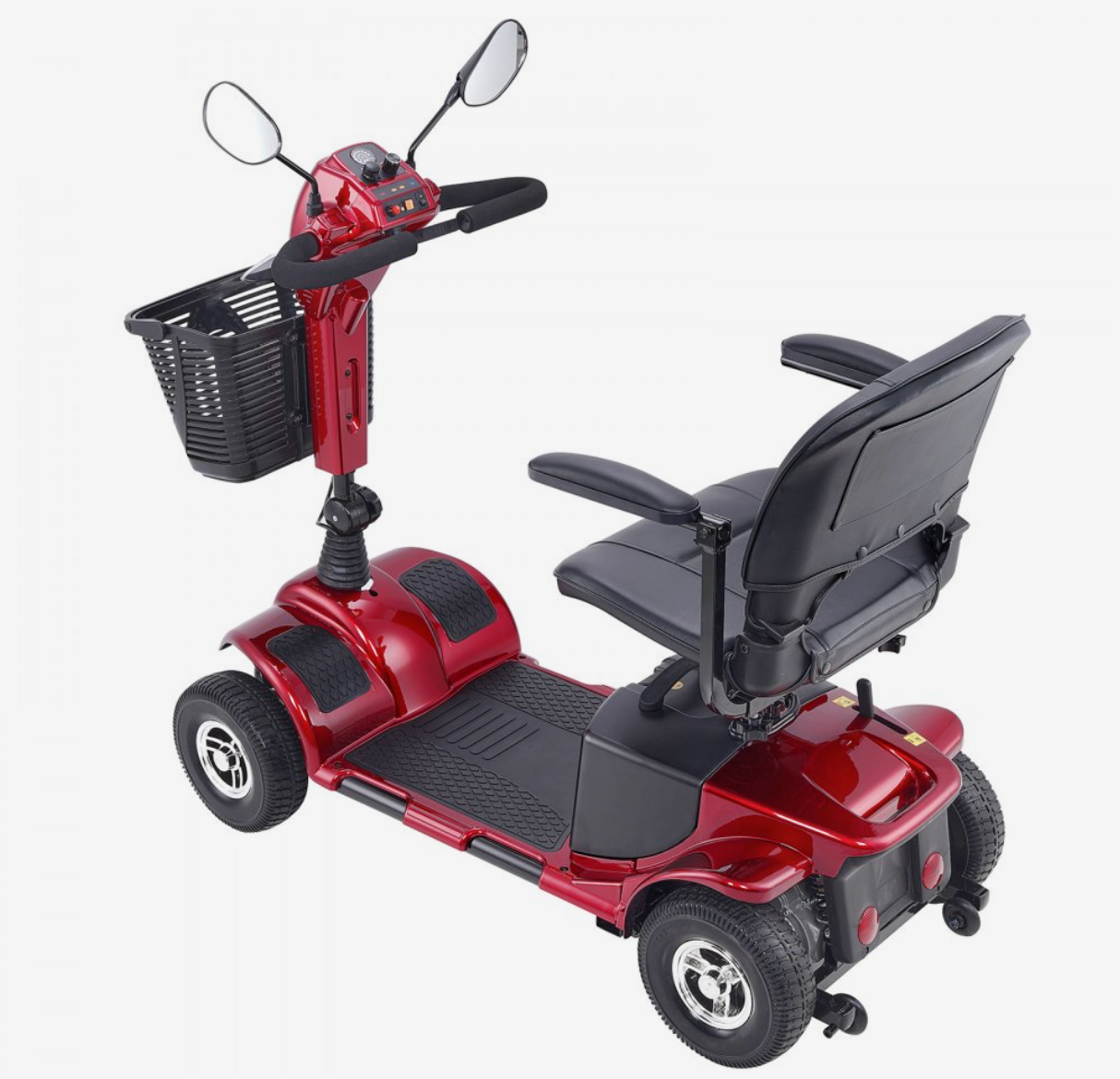 VEVOR Heavy-Duty 4-Wheel Folding Mobility Scooter – Long Range, All-Terrain, 265 lbs Capacity