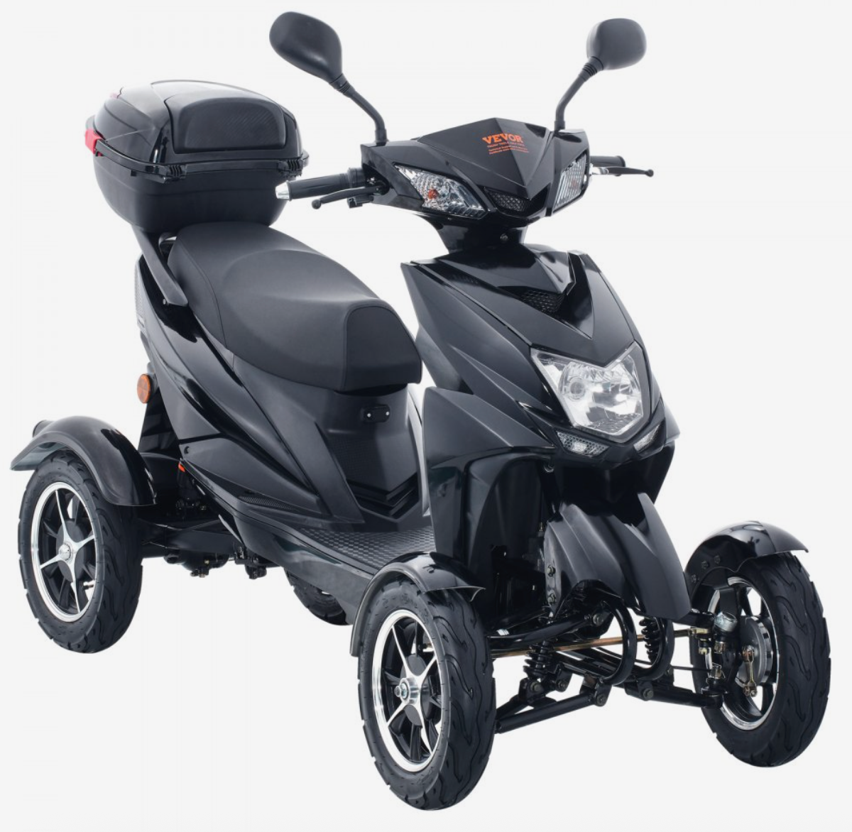 VEVOR Heavy-Duty 4-Wheel Mobility Scooter – 500W Motor, 40-Mile Range, 450 lbs Capacity, All-Terrain Design