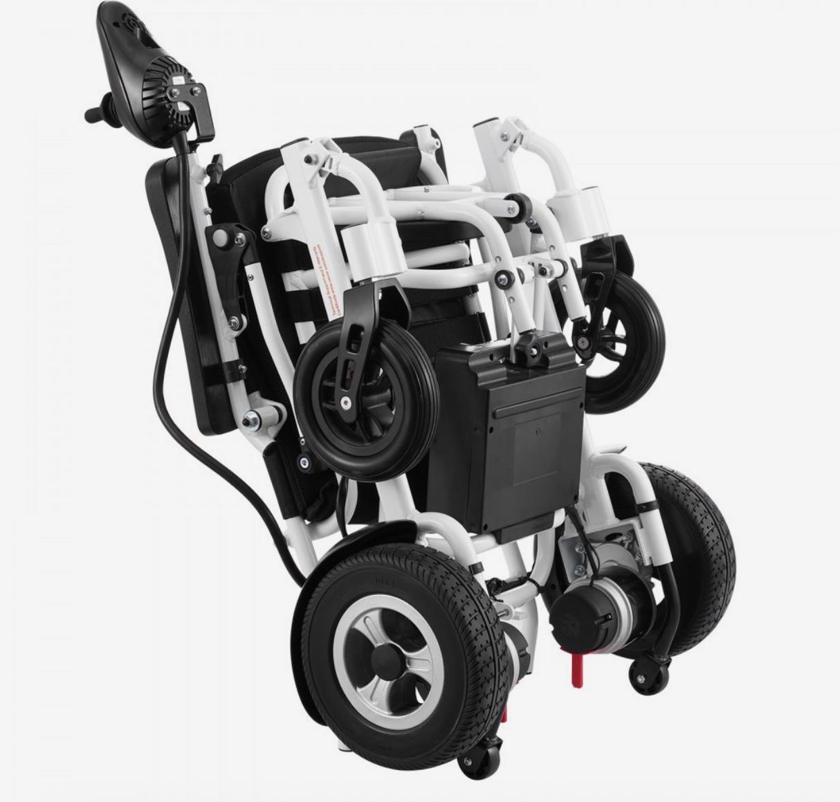 VEVOR Foldable Electric Wheelchair – Lightweight Aluminum Frame, 12.5 Mile Range, 300 lbs Capacity, All-Terrain Tires