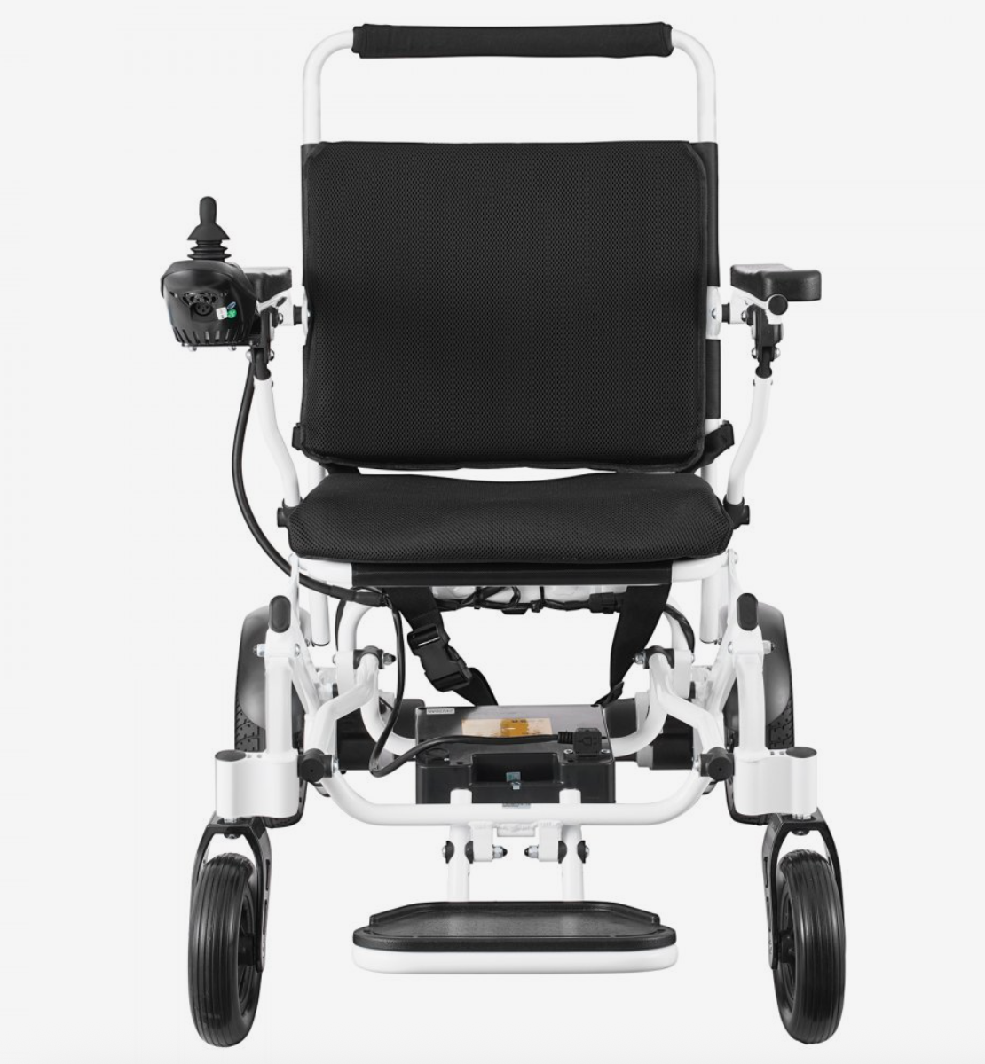VEVOR Foldable Electric Wheelchair – Lightweight Aluminum Frame, 12.5 Mile Range, 300 lbs Capacity, All-Terrain Tires