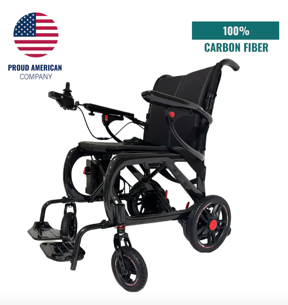 Malisa Mobility MLS20 Ultra-Lightweight Carbon Fiber Electric Wheelchair