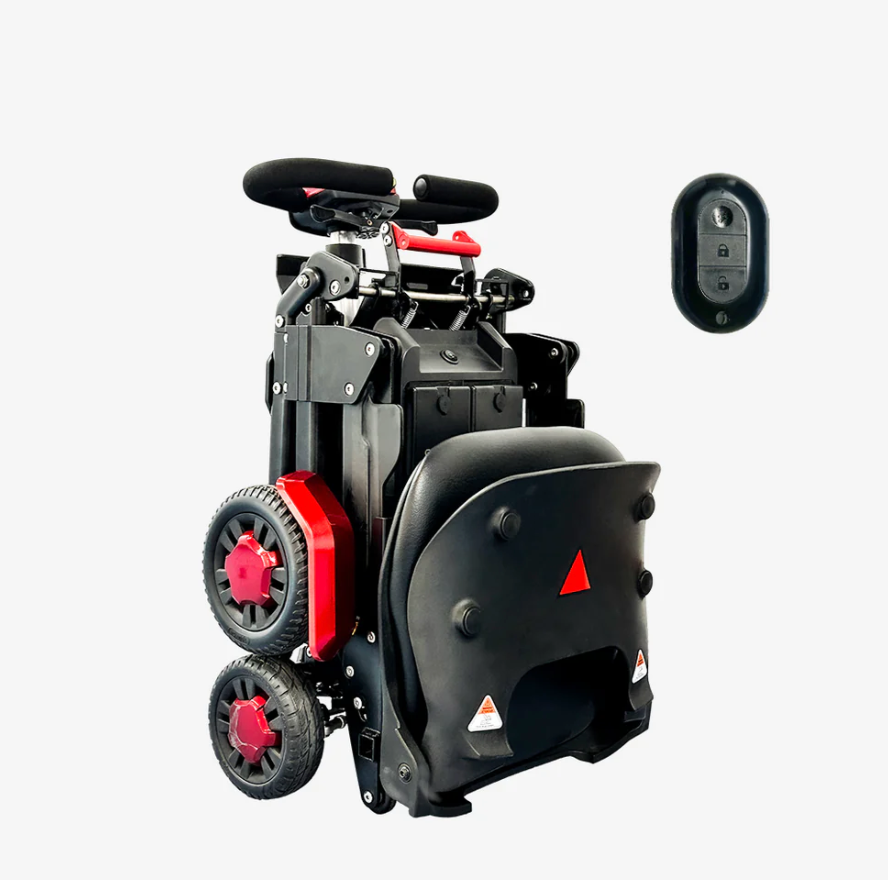 VOCIC D91 Foldable Mobility Scooter for Seniors – Remote Control, Airline-Approved, 4-Wheel Travel Scooter