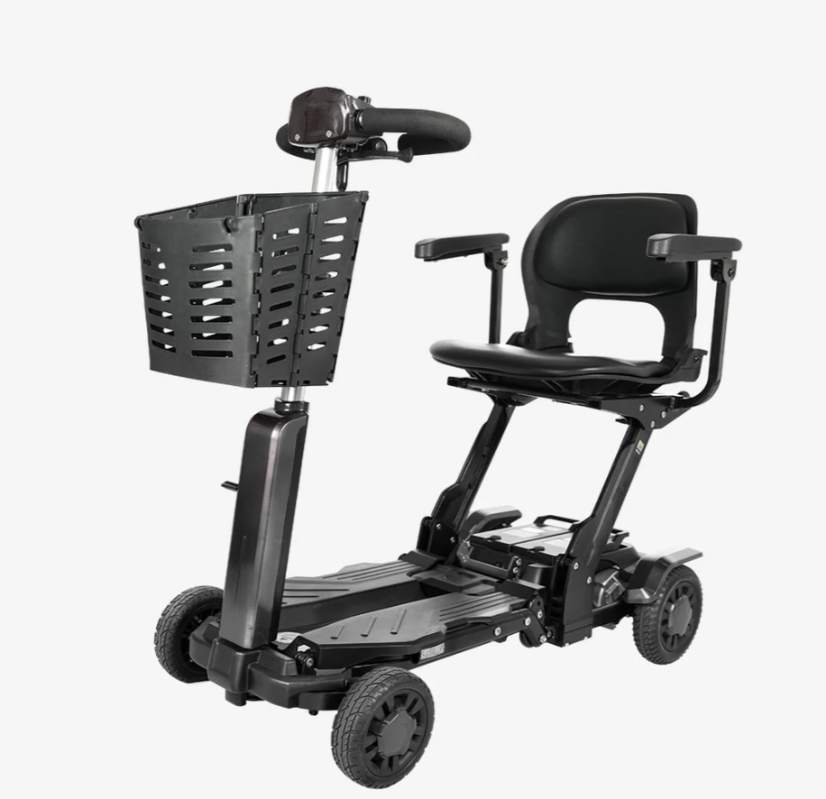 VOCIC D91 Foldable Mobility Scooter for Seniors – Remote Control, Airline-Approved, 4-Wheel Travel Scooter