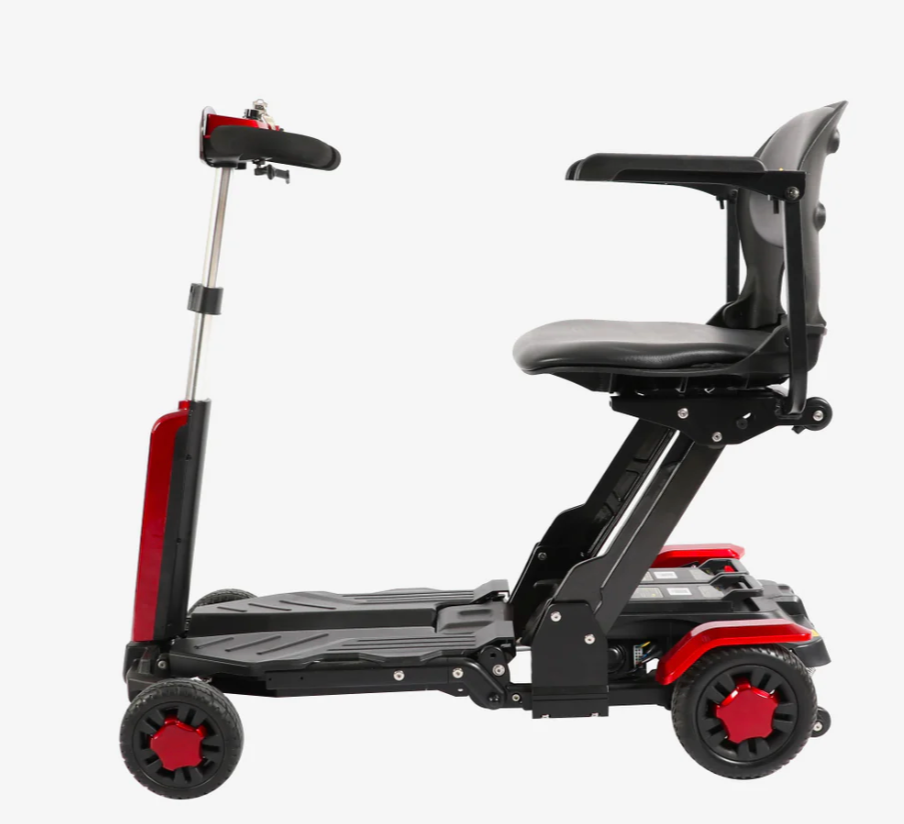 VOCIC D91 Foldable Mobility Scooter for Seniors – Remote Control, Airline-Approved, 4-Wheel Travel Scooter