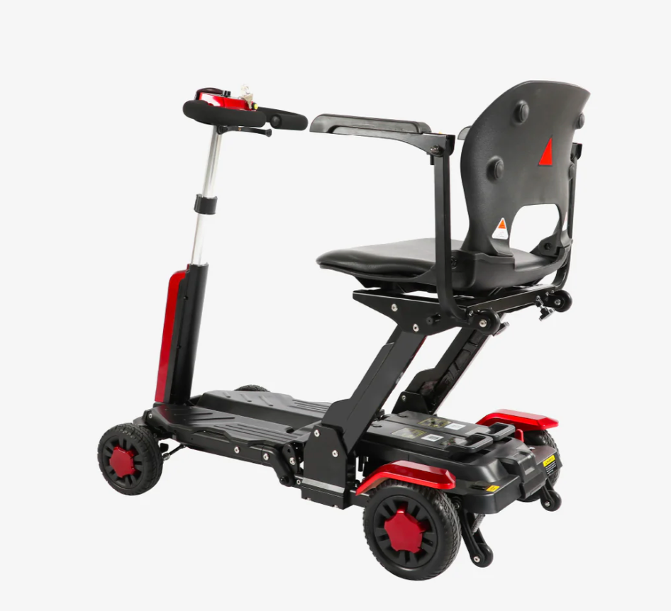 VOCIC D91 Foldable Mobility Scooter for Seniors – Remote Control, Airline-Approved, 4-Wheel Travel Scooter