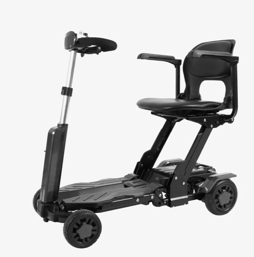 VOCIC D91 Foldable Mobility Scooter for Seniors – Remote Control, Airline-Approved, 4-Wheel Travel Scooter