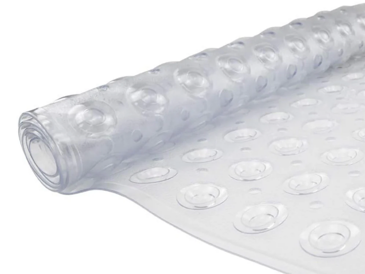 VOCIC Bathtub Floor Mat, 40" x 15" - Hexagon Design, 200 Suction Cups