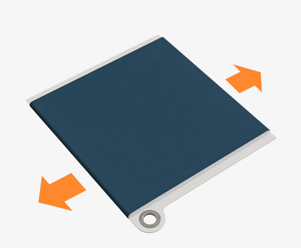 VOCIC Portable Slide Transfer Mat AY01 - Tubular Design, 18.8” x 18.8”