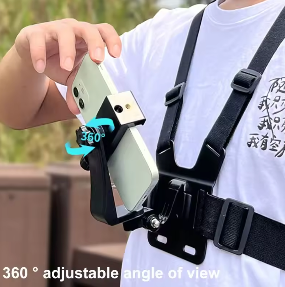 5 in 1 Mobile Phone Chest Strap
