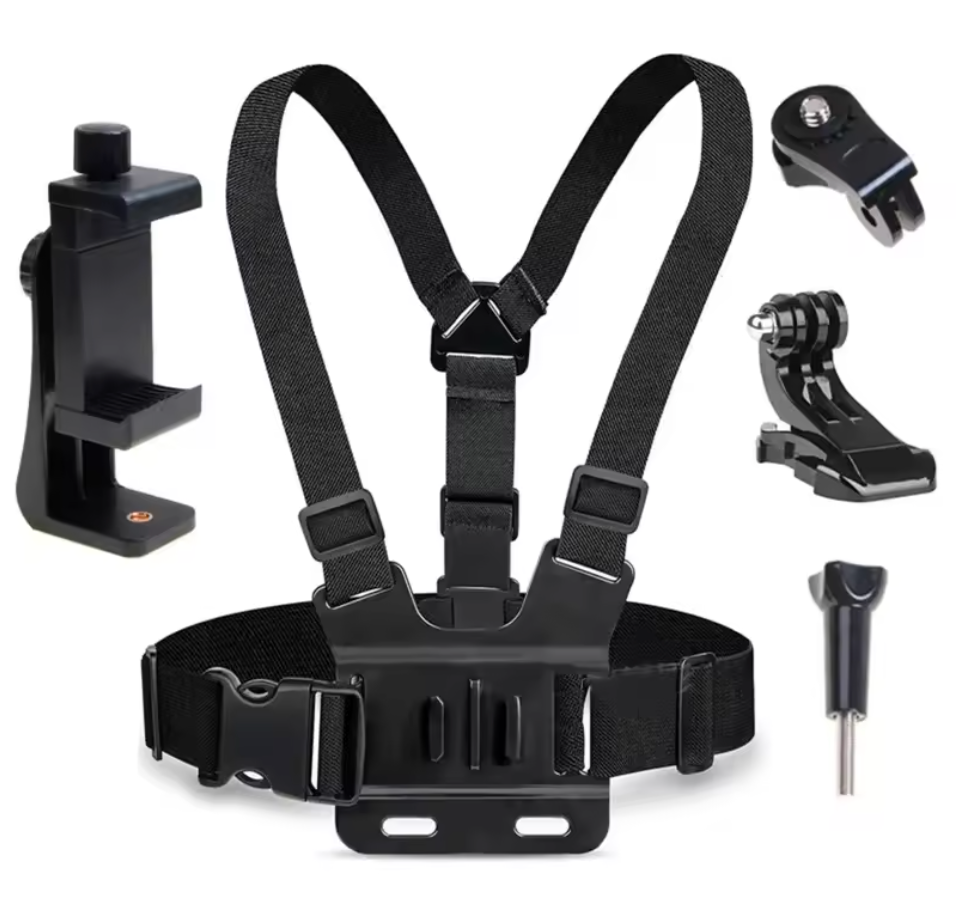 5 in 1 Mobile Phone Chest Strap