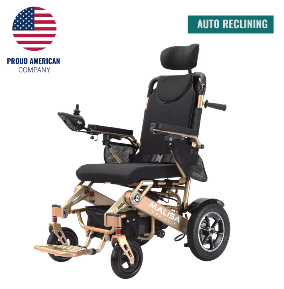 Malisa Mobility MLS-10AR Auto Reclining Electric Wheelchair