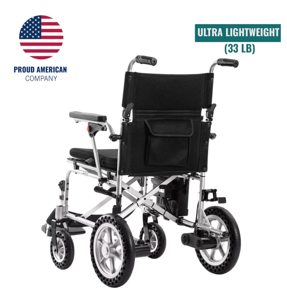 Malisa Mobility MLS4 Compact Travel Mobility Scooter – Airline Cruise Approved