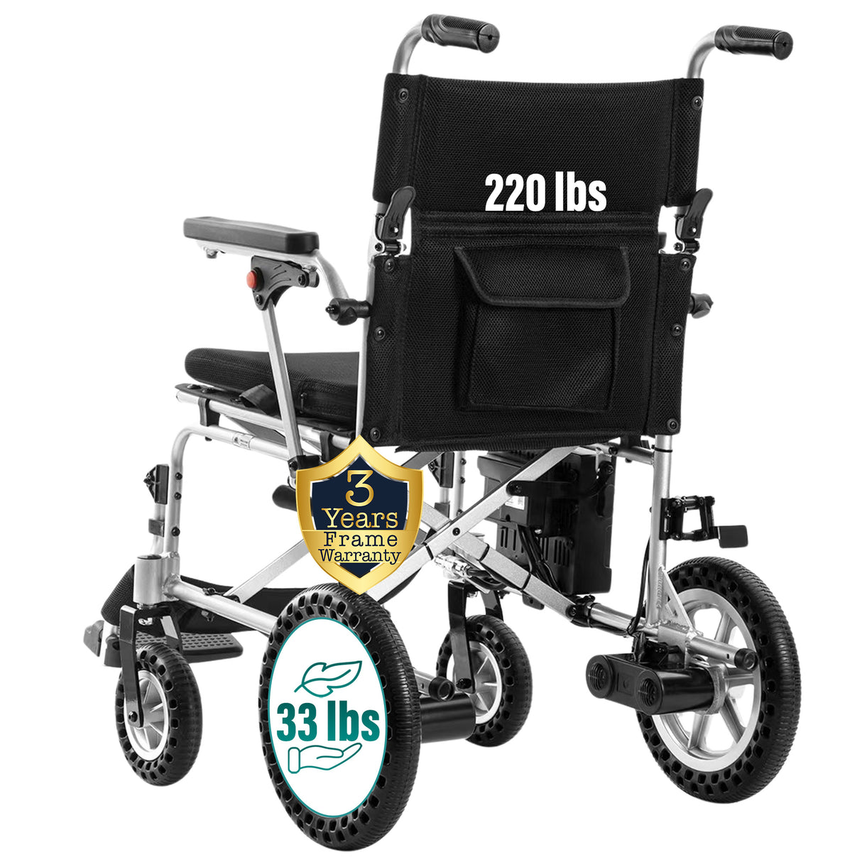 Malisa Mobility MLS4 Compact Travel Mobility Scooter – Airline Cruise Approved