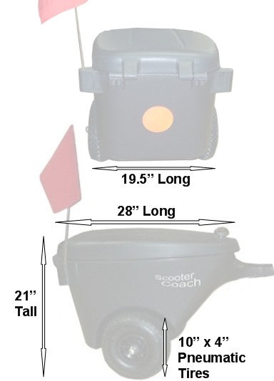 Scooter Coach Trailer for Mobility Scooters & Power Wheelchairs