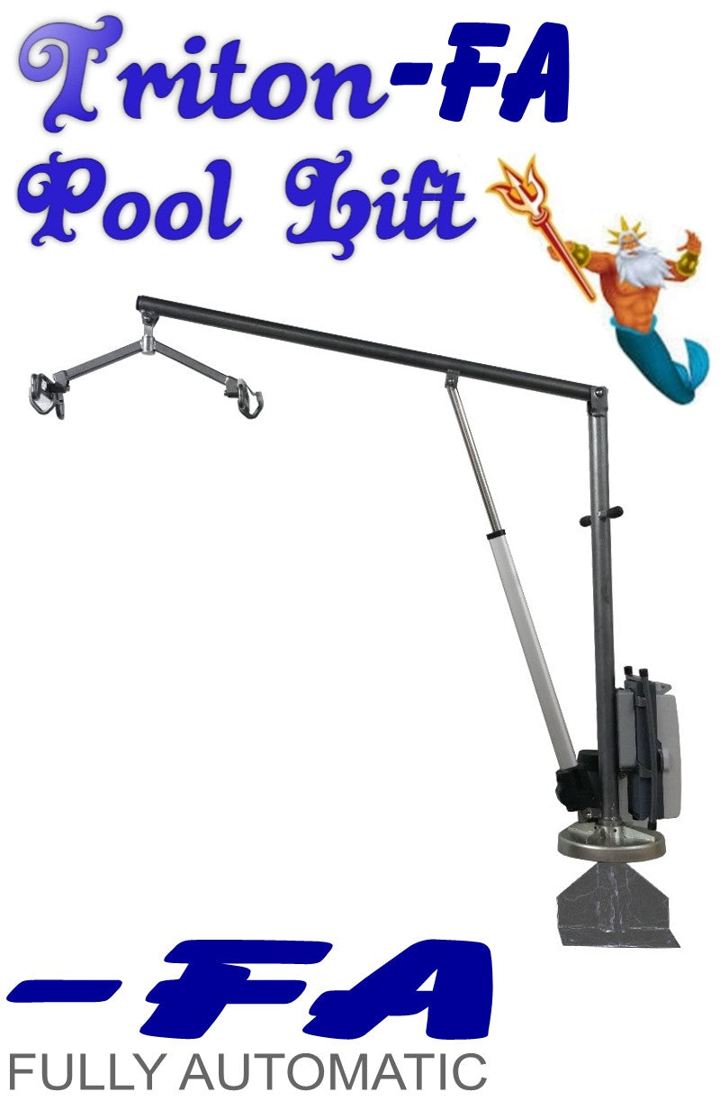 Triton-FA Fully Automatic Power Pool Lift – 8ft Vertical Range | Multi-Application Transfer System