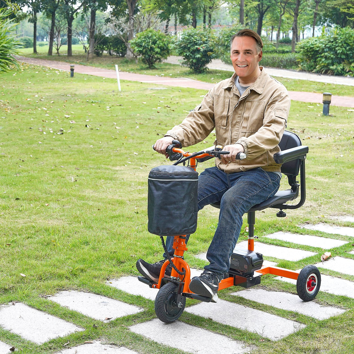 VEVOR Foldable 3-Wheel Electric Mobility Scooter – Empowering Freedom with Every Ride