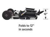 FreedomGlide Zinger 360 – Lightweight Folding Power Chair with One-Handed Joystick Control